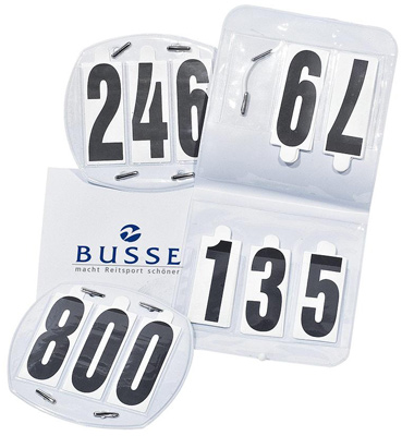 Preview: Busse Competiton Numbers Oval - 3 digit