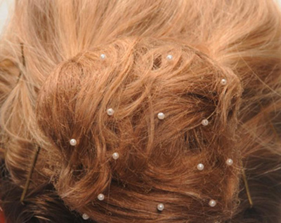 Preview: Horse Design Pearl Hairnets