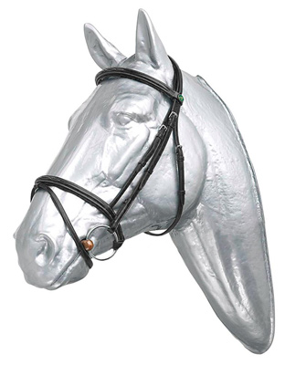 Preview: Prestige Show Bridle - leather raised