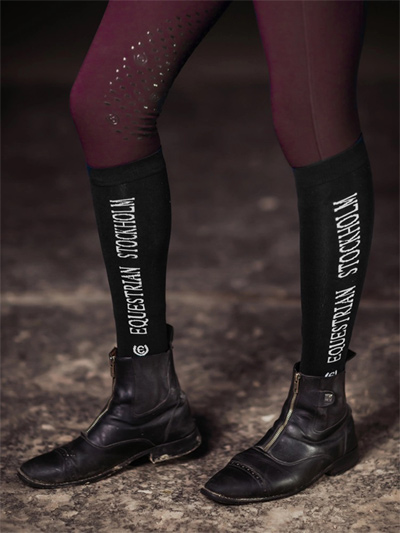 Preview: Equestrian Stockholm Socks Total Eclipse