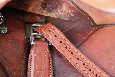 Preview: Freejump Stirrups Leather Classic Wide